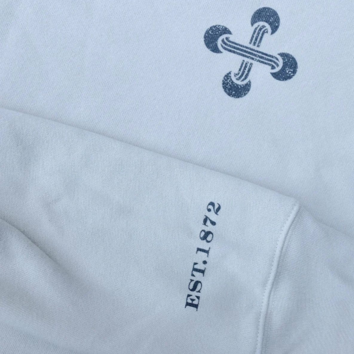 Vintage Boston Button Factory Crewneck Sweatshirt in Sand