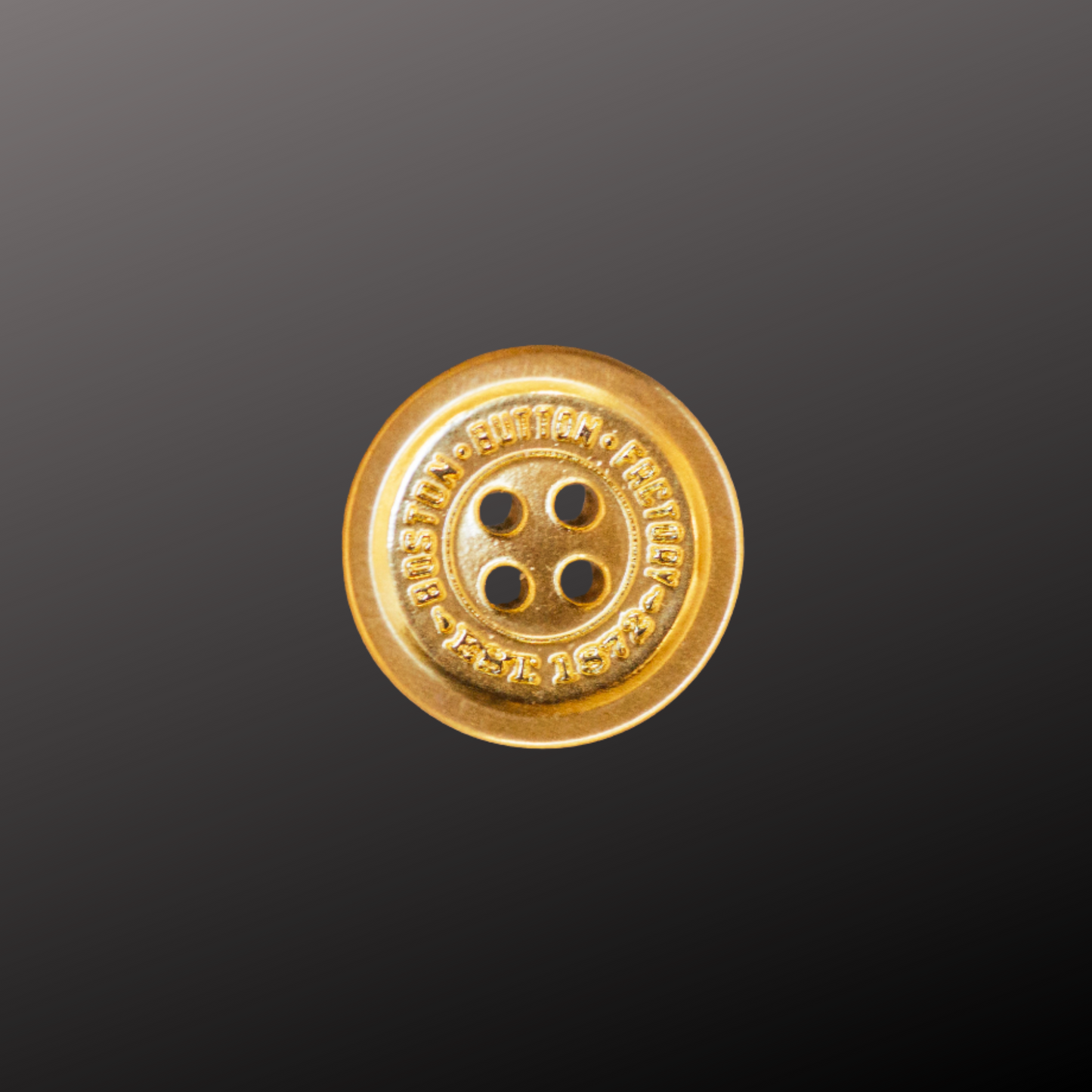 Gold buttons for clothing by the Boston Button Factory – art inspired, style defining clothing buttons