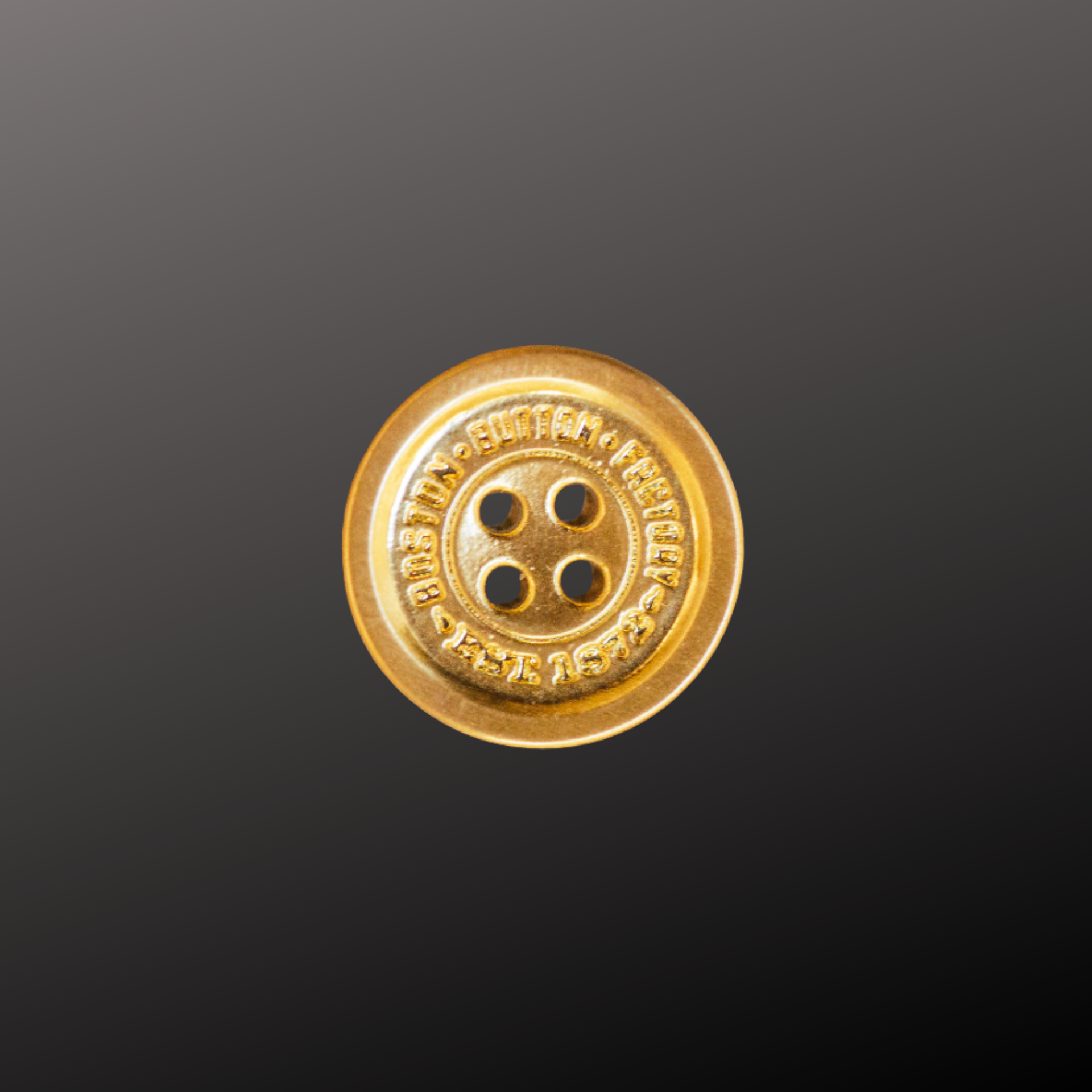 Gold buttons for clothing by the Boston Button Factory – art inspired, style defining clothing buttons