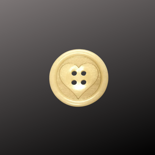 Have a Heart Bone Buttons for clothing by the Boston Button Factory – art inspired, style defining bone clothing buttons