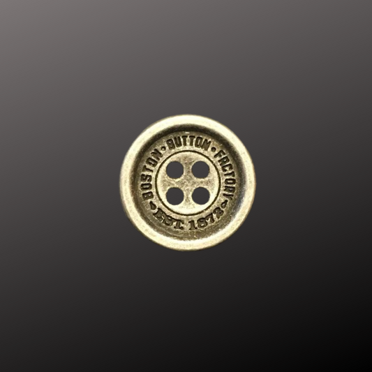 Silver Buttons for clothing by the Boston Button Factory – art inspired, style defining metal clothing buttons