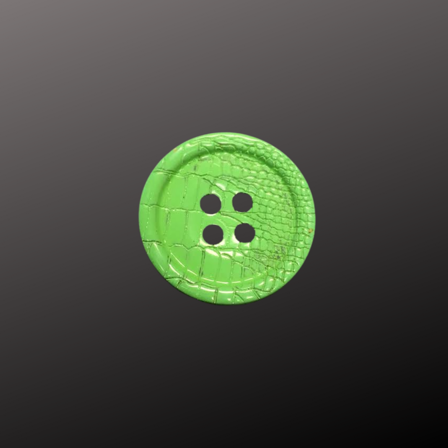 Snakeskin Buttons in green for clothing by the Boston Button Factory – art inspired, style defining clothing buttons