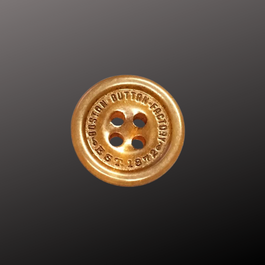 Toffee Brown Buttons for clothing by the Boston Button Factory – art inspired, style defining horn clothing buttons